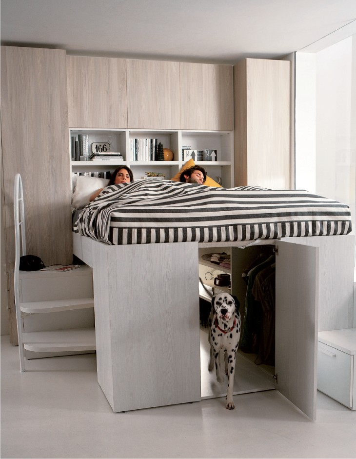 Dielle Modus Contanier: il letto contenitore che si trasforma in cabina  armadio - Konvert Arredamenti